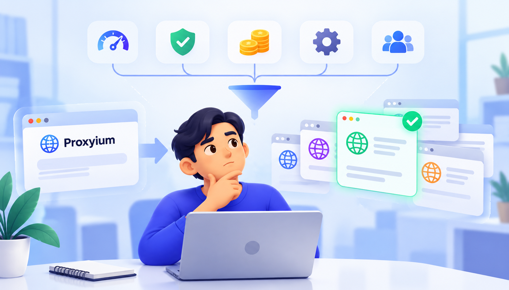 Evaluating Proxyium alternatives based on speed, security, price, features, and user feedback